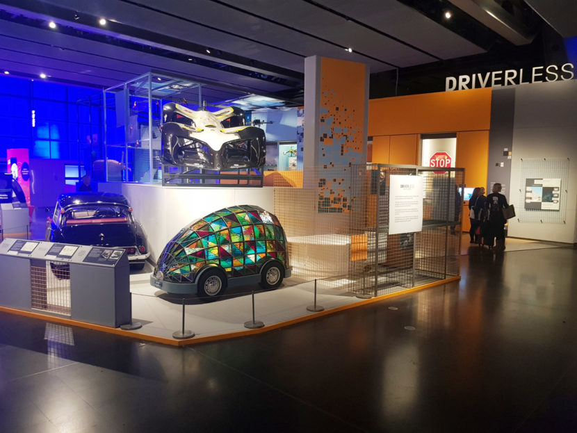 Stained Glass car at Science Museum London