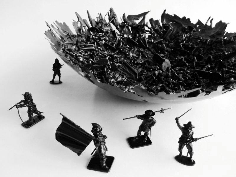English Civil War War Bowl by Dominic Wilcox